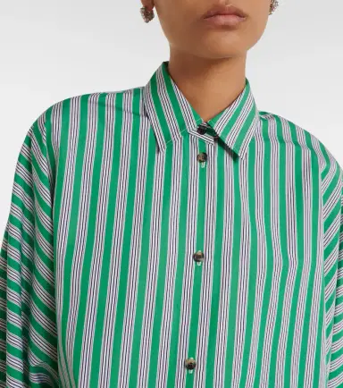 Loewe Double L striped cotton poplin shirt | Thumbnail 3 Loewe Double L striped cotton poplin shirt | Thumbnail 3