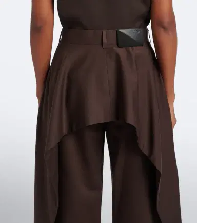 Loewe Cotton and silk gabardine barrel-leg pants | Thumbnail 4 Loewe Cotton and silk gabardine barrel-leg pants | Thumbnail 4