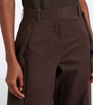 Loewe Cotton and silk gabardine barrel-leg pants | Thumbnail 6 Loewe Cotton and silk gabardine barrel-leg pants | Thumbnail 6