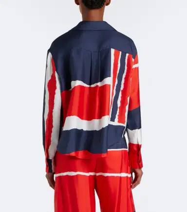 Loewe Printed silk twill shirt | Thumbnail 2 Loewe Printed silk twill shirt | Thumbnail 2