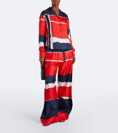 Loewe Printed silk twill shirt | Thumbnail 6 Loewe Printed silk twill shirt | Thumbnail 6