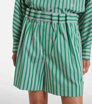 Loewe Striped cotton poplin shorts | Thumbnail 3 Loewe Striped cotton poplin shorts | Thumbnail 3