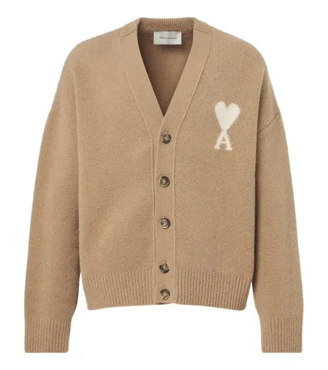Ami Paris Ami de Caur wool-blend cardigan