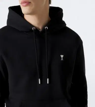 AMI PARIS Ami de Caur cotton jersey hoodie | Thumbnail 2