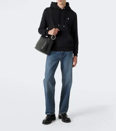 AMI PARIS Ami de Caur cotton jersey hoodie | Thumbnail 3