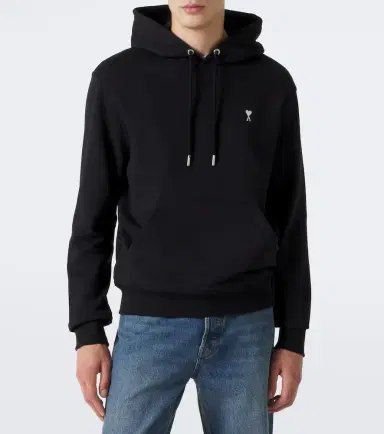 AMI PARIS Ami de Caur cotton jersey hoodie | Thumbnail 5
