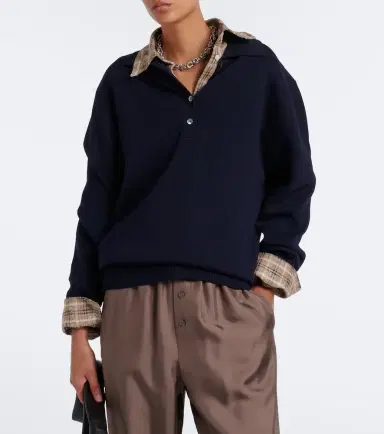 RÓHE Róhe Wool polo sweater | Thumbnail 2 RÓHE Róhe Wool polo sweater | Thumbnail 2