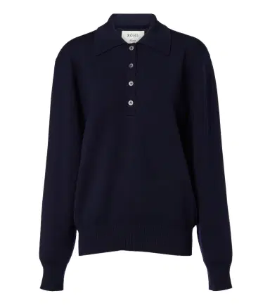 RÓHE Róhe Wool polo sweater | Thumbnail 1 RÓHE Róhe Wool polo sweater | Thumbnail 1