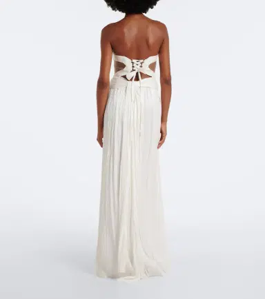 Maria Lucia Hohan Kamina cutout silk tulle bustier gown | Thumbnail 2 Maria Lucia Hohan Kamina cutout silk tulle bustier gown | Thumbnail 2