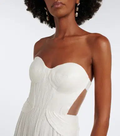 Maria Lucia Hohan Kamina cutout silk tulle bustier gown | Thumbnail 4 Maria Lucia Hohan Kamina cutout silk tulle bustier gown | Thumbnail 4