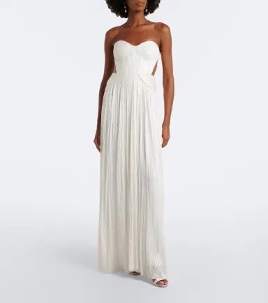Maria Lucia Hohan Kamina cutout silk tulle bustier gown | Thumbnail 5 Maria Lucia Hohan Kamina cutout silk tulle bustier gown | Thumbnail 5