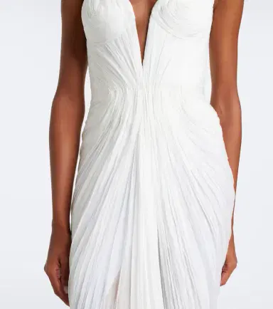 Maria Lucia Hohan Cecilia draped silk muslin bustier gown | Thumbnail 5 Maria Lucia Hohan Cecilia draped silk muslin bustier gown | Thumbnail 5