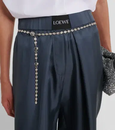 Loewe Crystal-embellished chain belt | Thumbnail 3