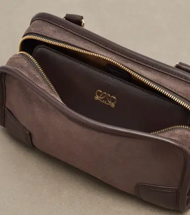 Loewe Amazona 180 Mini suede top-handle bag | Thumbnail 4 Loewe Amazona 180 Mini suede top-handle bag | Thumbnail 4