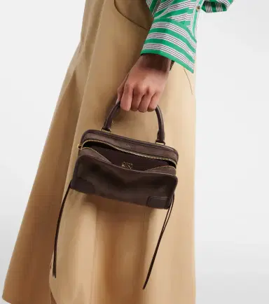 Loewe Amazona 180 Mini suede top-handle bag | Thumbnail 6 Loewe Amazona 180 Mini suede top-handle bag | Thumbnail 6
