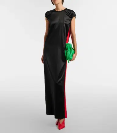 Loewe Silk-blend satin maxi dress | Thumbnail 4