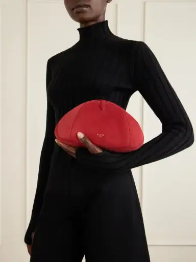 Alaïa Suede Clutch | Thumbnail 3 Alaïa Suede Clutch | Thumbnail 3