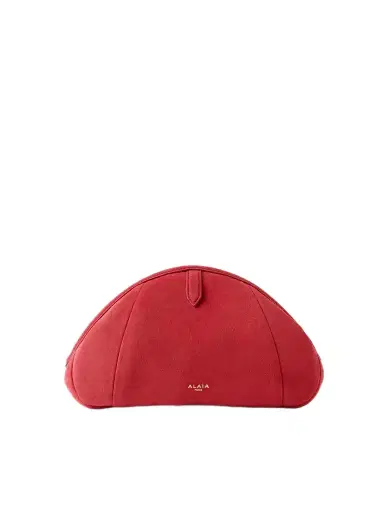 Alaïa Suede Clutch | Thumbnail 1 Alaïa Suede Clutch | Thumbnail 1