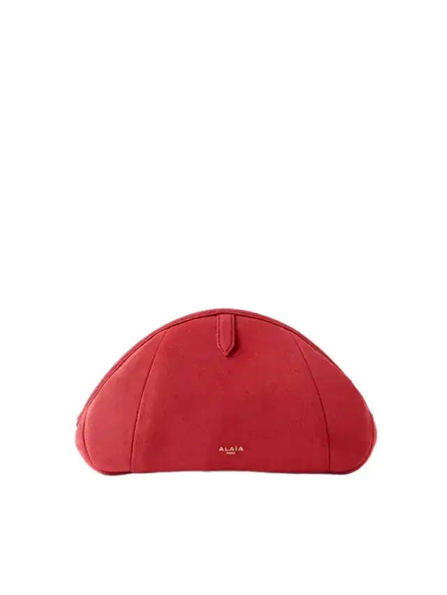 Alaïa Suede Clutch
