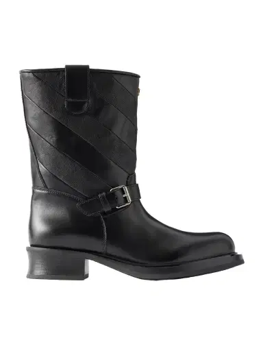 Valentino Garavani Rayons 40 Patchwork Leather Ankle Boots | Thumbnail 1 Valentino Garavani Rayons 40 Patchwork Leather Ankle Boots | Thumbnail 1