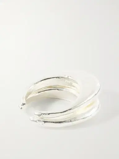 Simuero Sol Y Sombra Sterling Silver And Cubic Zirconia Toe Ring | Thumbnail 3