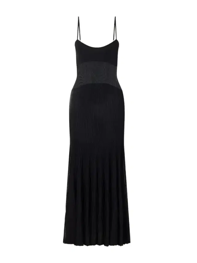 Galvan Belladonna Mesh-trimmed Ribbed-knit Gown