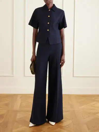 Max Mara Mxmpinza Cotton-jersey Wide-leg Pants | Thumbnail 2 Max Mara Mxmpinza Cotton-jersey Wide-leg Pants | Thumbnail 2