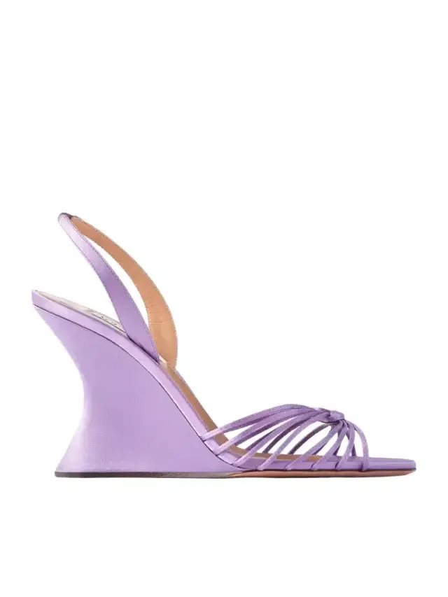Serenity 95 Satin Wedge Sandals