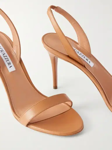 Aquazzura So Nude 85 Leather Slingback Sandals | Thumbnail 5 Aquazzura So Nude 85 Leather Slingback Sandals | Thumbnail 5