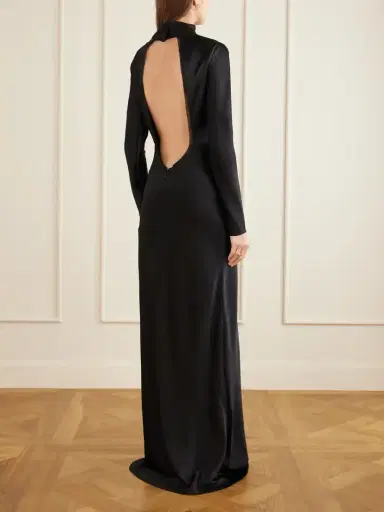 Tove Gio Open-back Silk-cloqué Maxi Dress | Thumbnail 3