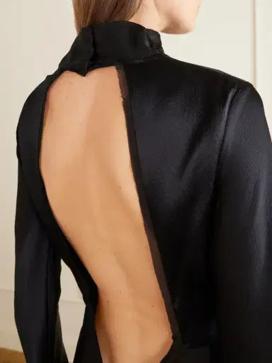 Tove Gio Open-back Silk-cloqué Maxi Dress | Thumbnail 5