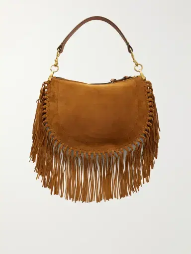 Isabel Marant Oskan Soft Fringed Suede Shoulder Bag | Thumbnail 4 Isabel Marant Oskan Soft Fringed Suede Shoulder Bag | Thumbnail 4