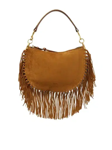 Isabel Marant Oskan Soft Fringed Suede Shoulder Bag | Thumbnail 1 Isabel Marant Oskan Soft Fringed Suede Shoulder Bag | Thumbnail 1