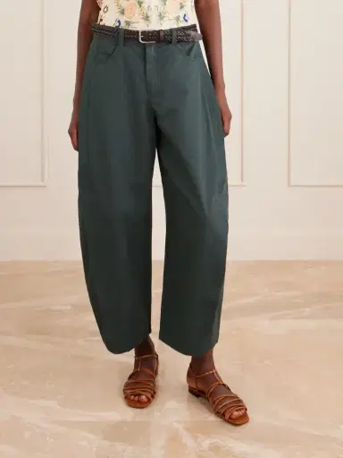 Sea Odessa Belted Cotton Wide-leg Pants | Thumbnail 3 Sea Odessa Belted Cotton Wide-leg Pants | Thumbnail 3