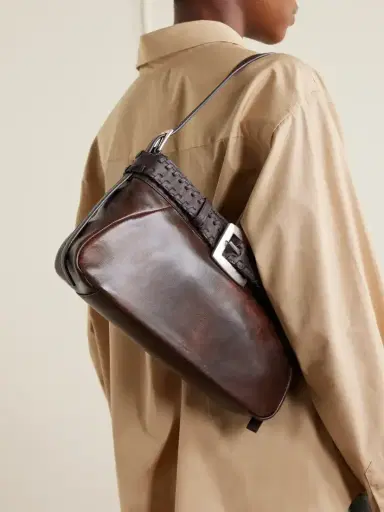 Staud Brooklyn Belted Leather Shoulder Bag | Thumbnail 2 Staud Brooklyn Belted Leather Shoulder Bag | Thumbnail 2