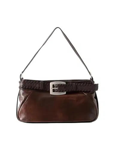 Staud Brooklyn Belted Leather Shoulder Bag | Thumbnail 1 Staud Brooklyn Belted Leather Shoulder Bag | Thumbnail 1