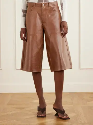Haikure Legacy Leather Wide-leg Shorts | Thumbnail 3 Haikure Legacy Leather Wide-leg Shorts | Thumbnail 3