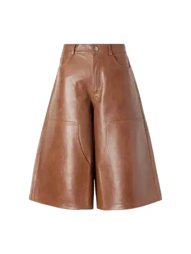 Haikure Legacy Leather Wide-leg Shorts | Thumbnail 1 Haikure Legacy Leather Wide-leg Shorts | Thumbnail 1
