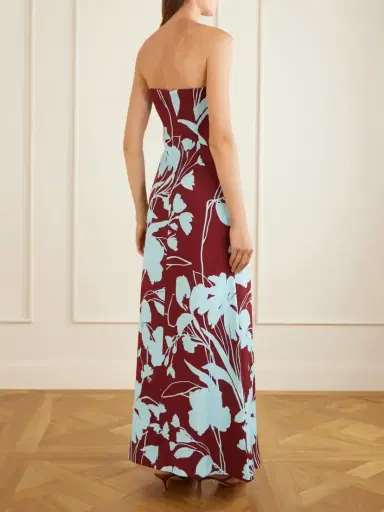 Cara Cara Benita Floral-print Stretch-crepe Strapless Maxi Dress | Thumbnail 3 Cara Cara Benita Floral-print Stretch-crepe Strapless Maxi Dress | Thumbnail 3