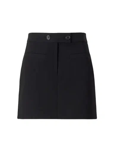 Courrèges Logo-embroidered Twill Mini Skirt | Thumbnail 1