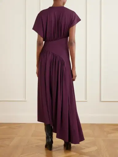 Rabanne Draped Stretch-jersey Maxi Dress | Thumbnail 3 Rabanne Draped Stretch-jersey Maxi Dress | Thumbnail 3