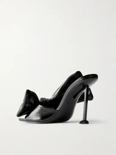 Givenchy Boudoir Bow-detailed Leather Mules | Thumbnail 3