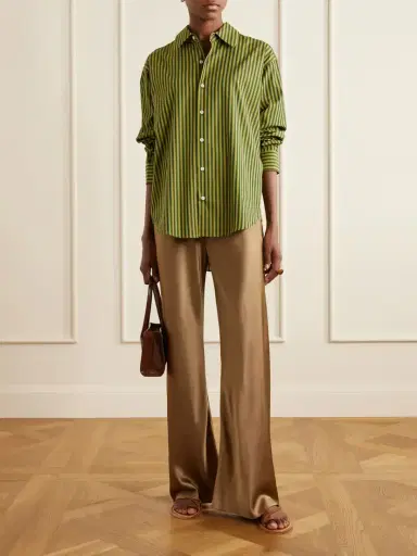 Comme Si La Classica Striped Cotton-poplin Shirt | Thumbnail 2 Comme Si La Classica Striped Cotton-poplin Shirt | Thumbnail 2