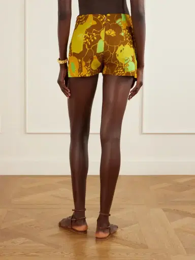 Tibi Kamara Printed Crepon Skort | Thumbnail 3 Tibi Kamara Printed Crepon Skort | Thumbnail 3