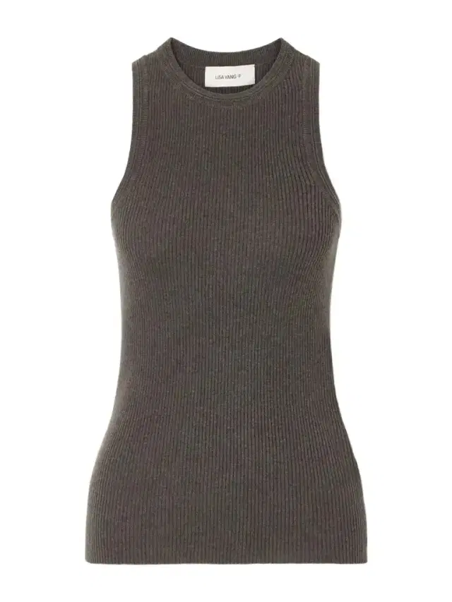 Amya Ribbed Cotton And Cashmere-blend Tank