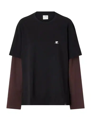 Courrèges Logo-embroidered Cotton-jersey T-shirt | Thumbnail 1