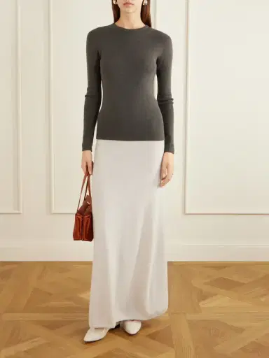 Lisa Yang Vivian Cotton And Cashmere-blend T-shirt | Thumbnail 2
