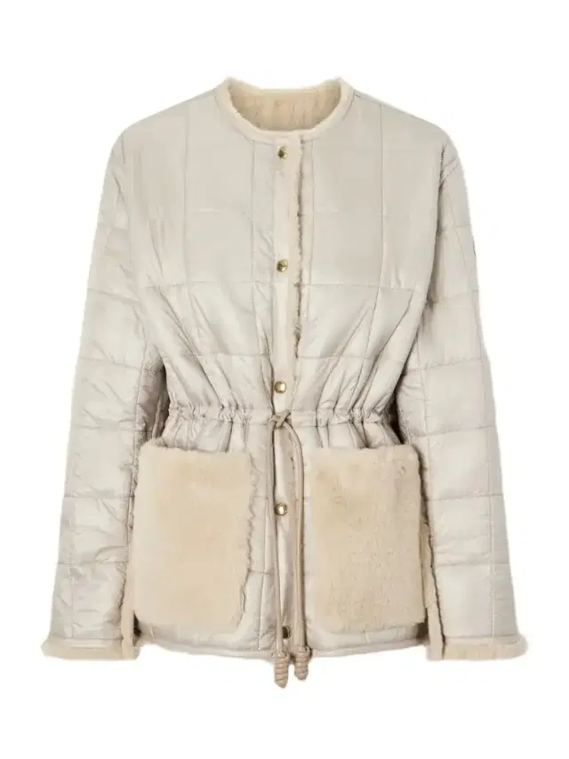 Moncler Tipule Plush And Leather-trimmed Shell Jacket