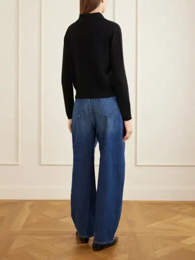 Givenchy Logo-embroidered Wool And Cashmere-blend Polo Sweater | Thumbnail 4 Givenchy Logo-embroidered Wool And Cashmere-blend Polo Sweater | Thumbnail 4