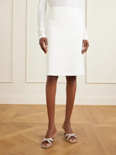 FLORE FLORE Marie Organic Cotton-jersey Midi Skirt | Thumbnail 3 FLORE FLORE Marie Organic Cotton-jersey Midi Skirt | Thumbnail 3